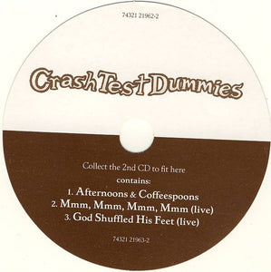 Crash Test Dummies : Afternoons & Coffeespoons (CD, Single, CD1)
