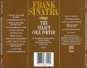 Frank Sinatra : Sings The Select Cole Porter (CD, Comp, RE)