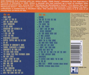 Ann Peebles : The Hi Singles A's & B's (2xCD, Comp)