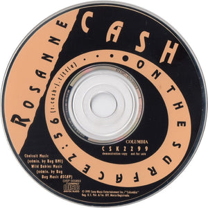 Rosanne Cash : On The Surface (CD, Single, Promo)