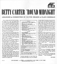 Load image into Gallery viewer, Betty Carter : &#39;Round Midnight (CD, Comp)
