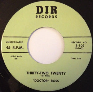"Doctor" Ross* : Industrial Boogie / Thirty-Two Twenty (7", RP, Unofficial)