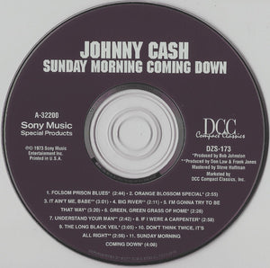 Johnny Cash : Sunday Morning Coming Down (CD, Comp, RE)