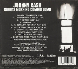 Johnny Cash : Sunday Morning Coming Down (CD, Comp, RE)