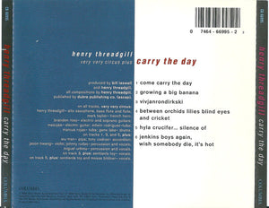 Henry Threadgill Very Very Circus Plus* : Carry The Day (CD, Album)