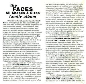 The Faces* : All Shapes & Sizes Family Album (CD, Comp)