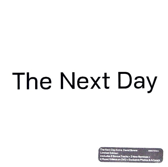 David Bowie : The Next Day Extra (Box, Ltd + CD, Album + CD, Comp + DVD-V, Copy Prot)