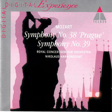 Load image into Gallery viewer, Mozart* : Royal Concertgebouw Orchestra* . Nikolaus Harnoncourt : Symphony No. 38 &#39;Prague&#39; / Symphony No. 39 (CD, RP)
