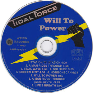Tidal Force (2) : Will To Power (CD)