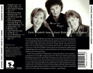 Hazel Dickens, Carol Elizabeth Jones, Ginny Hawker : Heart Of A Singer (CD, Album)