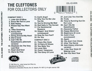 The Cleftones : For Collectors Only (2xCD, Comp)