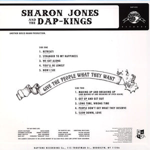 Sharon Jones & The Dap-Kings : Give The People What They Want (LP, Album)