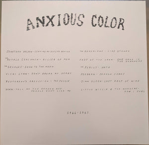 Various : Anxious Color (LP, Comp)