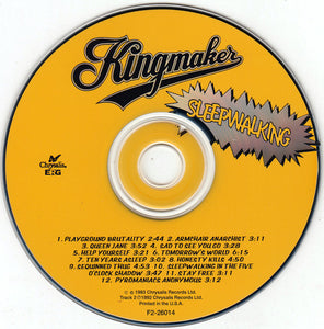 Kingmaker : Sleepwalking (CD, Album)