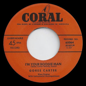 Jesse Allen  / Goree Carter : Let's Party / I'm Your Boogie Man (7", Unofficial)