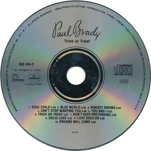 Paul Brady : Trick Or Treat (CD, Album)