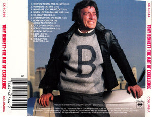 Tony Bennett : The Art Of Excellence (CD, Album, RE)