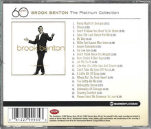Load image into Gallery viewer, Brook Benton : The Platinum Collection (CD, Comp)
