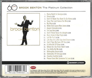Brook Benton : The Platinum Collection (CD, Comp)