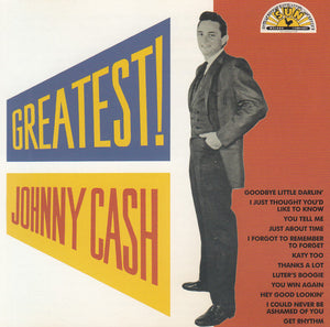 Johnny Cash : Greatest! (CD, Album, RE, RM)