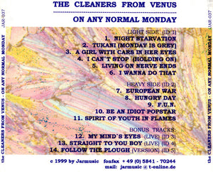 Cleaners From Venus : On Any Normal Monday (CDr, Album, RE)