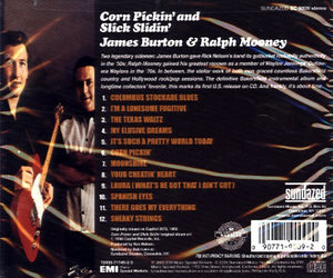 James Burton And Ralph Mooney : Corn Pickin' And Slick Slidin' (CD, RE)