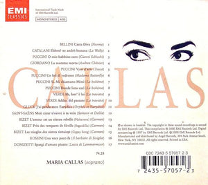 Maria Callas : The Legend (CD, Comp, Mono)