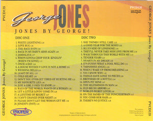 George Jones (2) : Jones By George! (2xCD, Comp, RM)