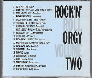 Various : Rock 'N Roll Orgy Volume Two (CD, Comp)