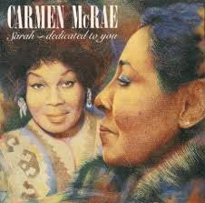 Carmen McRae : Sarah - Dedicated To You (CD, Album)