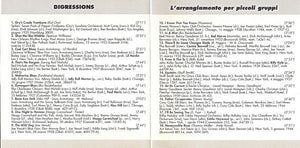 Various : Digressions - L' Arrangiamento Per Piccoli Gruppi (CD, Comp)