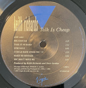 Keith Richards : Talk Is Cheap (LP, Album, SRC)