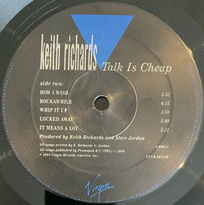 Keith Richards : Talk Is Cheap (LP, Album, SRC)