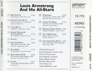 Louis Armstrong And His All-Stars, Earl Fatha Hines*, Velma Middleton : Louis Armstrong And His All-Stars (CD, Comp)