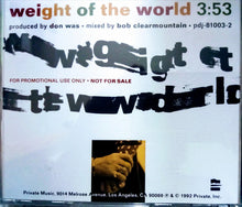 Load image into Gallery viewer, Ringo Starr : Weight Of The World (CD, Single, Promo)
