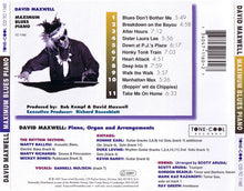 Load image into Gallery viewer, David Maxwell : Maximum Blues Piano (CD, Album)
