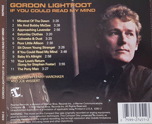Gordon Lightfoot : If You Could Read My Mind (CD, Album, RE)