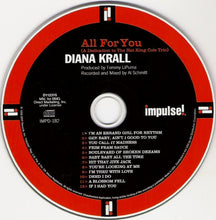 Load image into Gallery viewer, Diana Krall : All For You (A Dedication To The Nat King Cole Trio) (CD, Album, Club, Dig)
