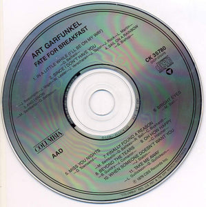 Art Garfunkel : Fate For Breakfast (CD, Album, RE)