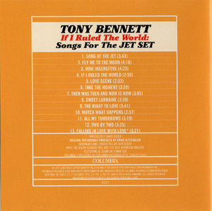 Tony Bennett : If I Ruled The World - Songs For The Jet Set (CD, Album, RE, RM)