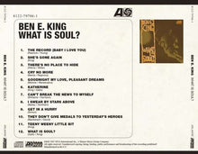 Load image into Gallery viewer, Ben E. King : What Is Soul? (CD, Album, RE)
