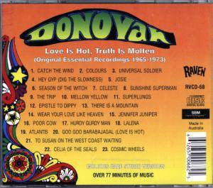 Donovan : Love Is Hot, Truth Is Molten 1965-73 (CD, Comp)