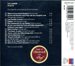 Ute Lemper : Illusions (CD, Album)