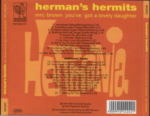 Herman's Hermits : Mrs. Brown You've Got A Lovely Daughter (CD, Comp, Mono)