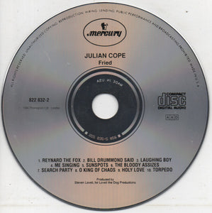 Julian Cope : Fried (CD, Album, RE)
