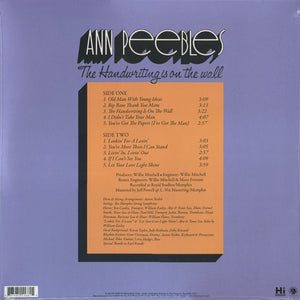 Ann Peebles : The Handwriting Is On The Wall (LP, Album, RE)