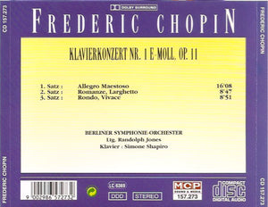 Chopin*, Berliner Symphonie-Orchester*, Randolph Jones : Chopin (CD, Multichannel, Dol)