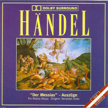 Load image into Gallery viewer, Händel*, Pro Musica Atiqua*, Randolph Jones : &quot;Der Messias&quot; Auszüge (CD, Dol)
