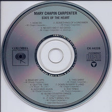 Load image into Gallery viewer, Mary Chapin Carpenter : State Of The Heart (CD, Album)
