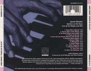 James Booker : Spiders On The Keys (CD, Album)